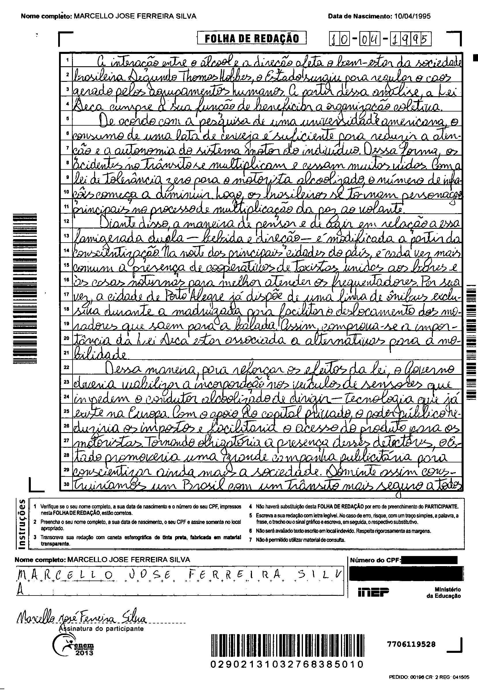 Redação nota 1000: leia 10 redações da última edição do Enem